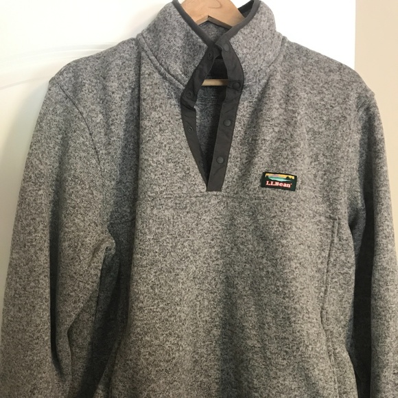 Ll Bean Sweater Fleece Pullover 